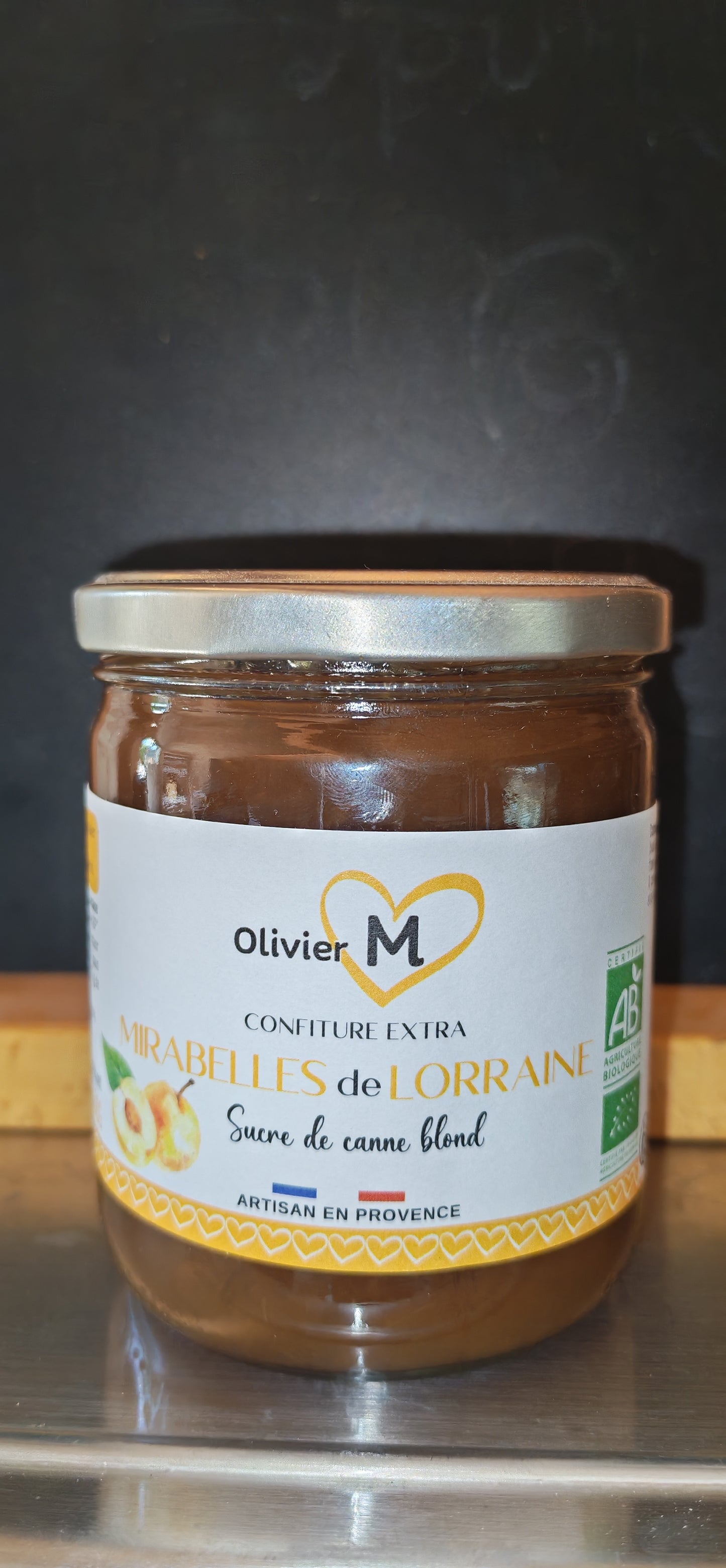 Confiture de mirabelle de lorraine BIO-500grs