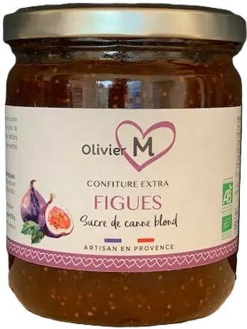 Confiture de figues Bio - 500 grs - Au Panier Gourmand