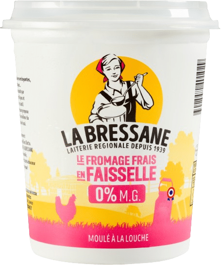 Faisselle moulée à la louche la Bressane - 4 portions
