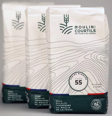 Farine de Blé T55 - 1 Kg - Au Panier Gourmand