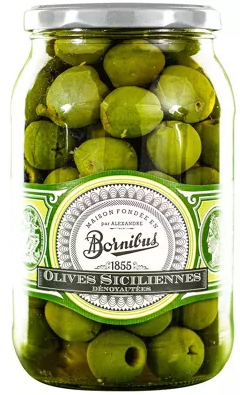 Olives Siciliennes dénoyautées - 900 ml - Au Panier Gourmand