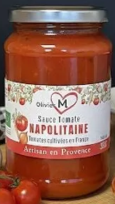 Sauce tomate napolitaine Bio - 350 grs - Au Panier Gourmand